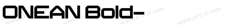 ONEAN Bold字体转换